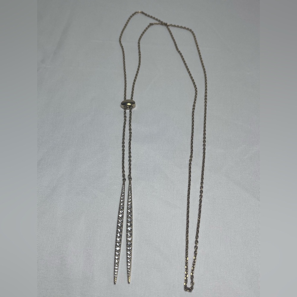 Michael Kors Gold tone Double Matchstick Necklace